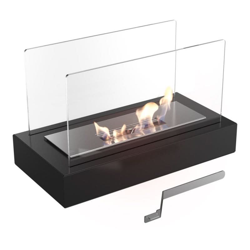 Tragbarer Tisch-Bioethanol-Kamin mit sauberer Flamme, entworfen für moderne Wärme und elegante Innen-/Außendekoration - Euroselle