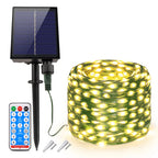 100M Solar Fairy Lights with Remote Control & 8 Modes - Euroselle