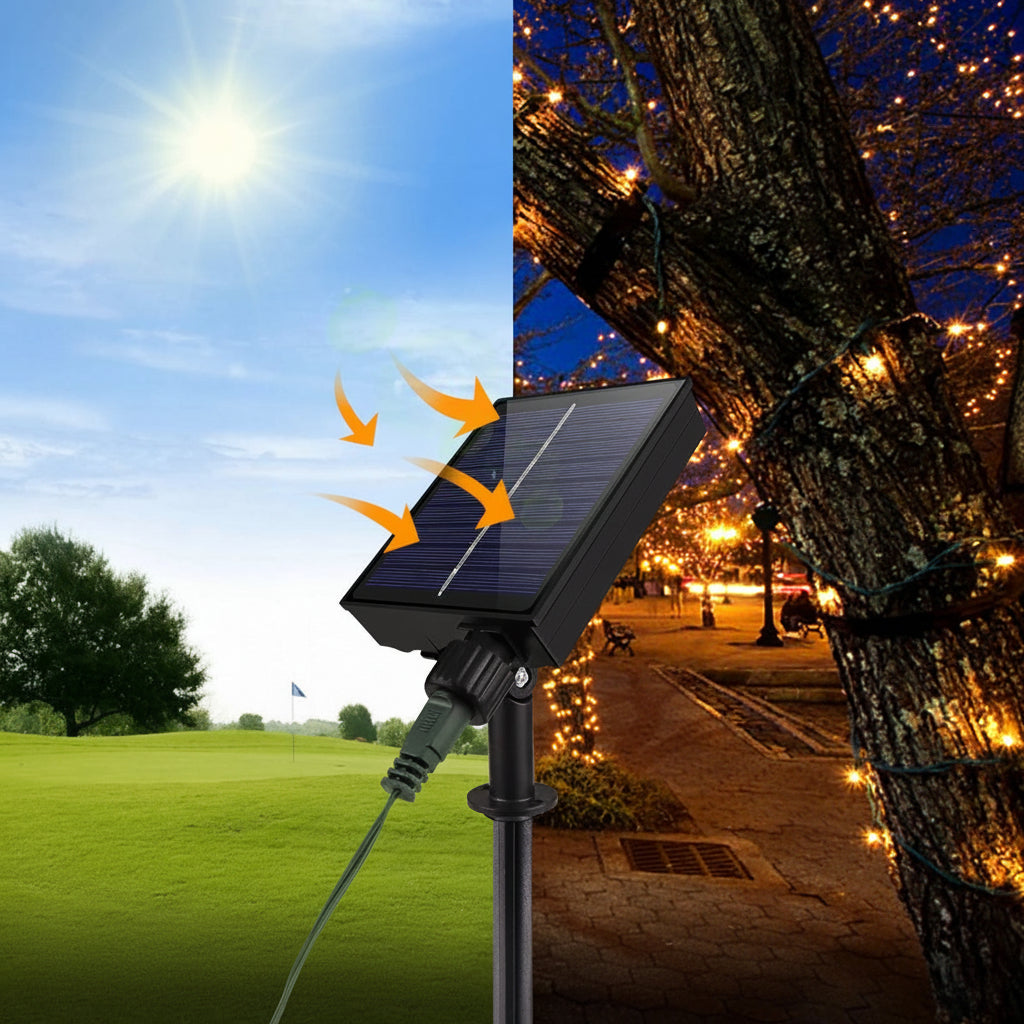 100M Solar Fairy Lights with Remote Control & 8 Modes - Euroselle