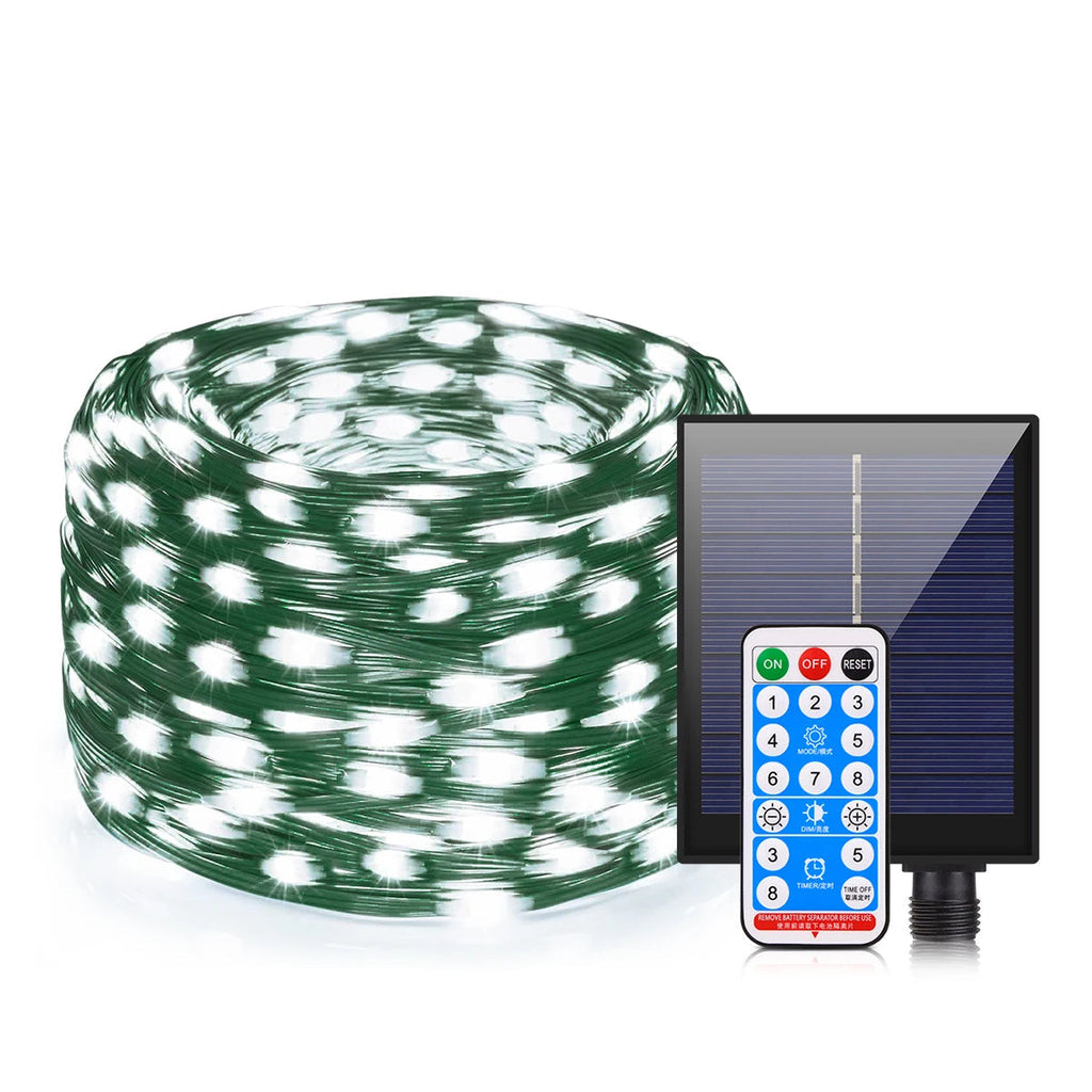100M Solar Fairy Lights with Remote Control & 8 Modes - Euroselle