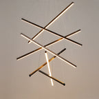Nuvella Modern LED Pendant Lamp Dimmable With Remote