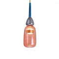 Kirrea LED Pendant Light Colorful Glass Cup Design Accent