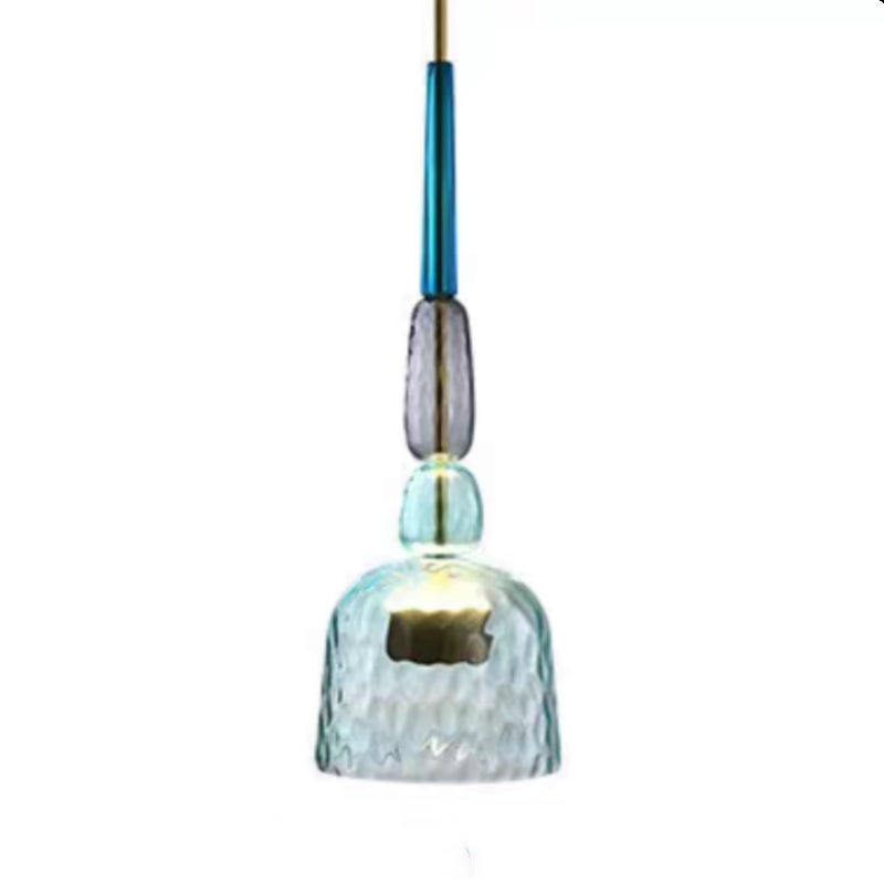 Kirrea LED Pendant Light Colorful Glass Cup Design Accent