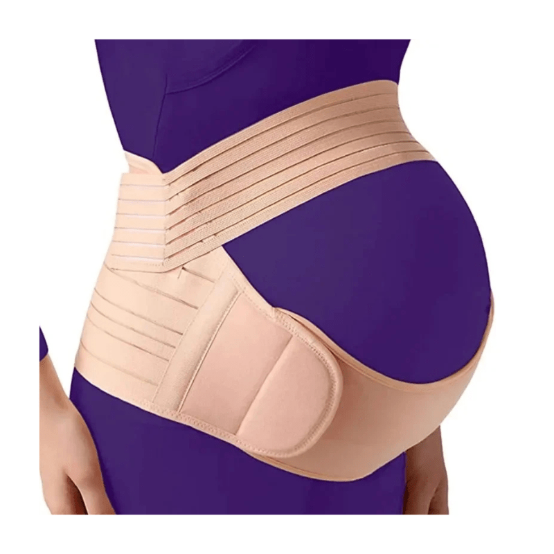 NuraEase 3-In-1 Pregnancy Support Belt — Adjustable Lumbar and Pelvic Stabilization