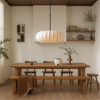 Solara Indoor Pendant Light With Textile Shade Ceiling Fixture