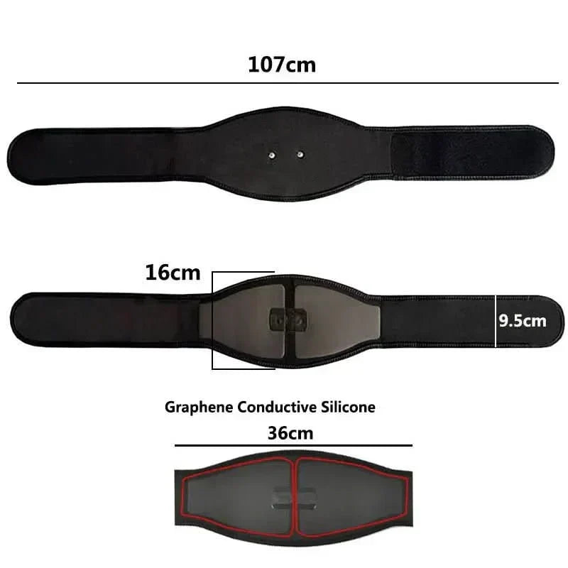 PulseFlex Abdominal Muscle Trainer — EMS Targeted Core Activation System