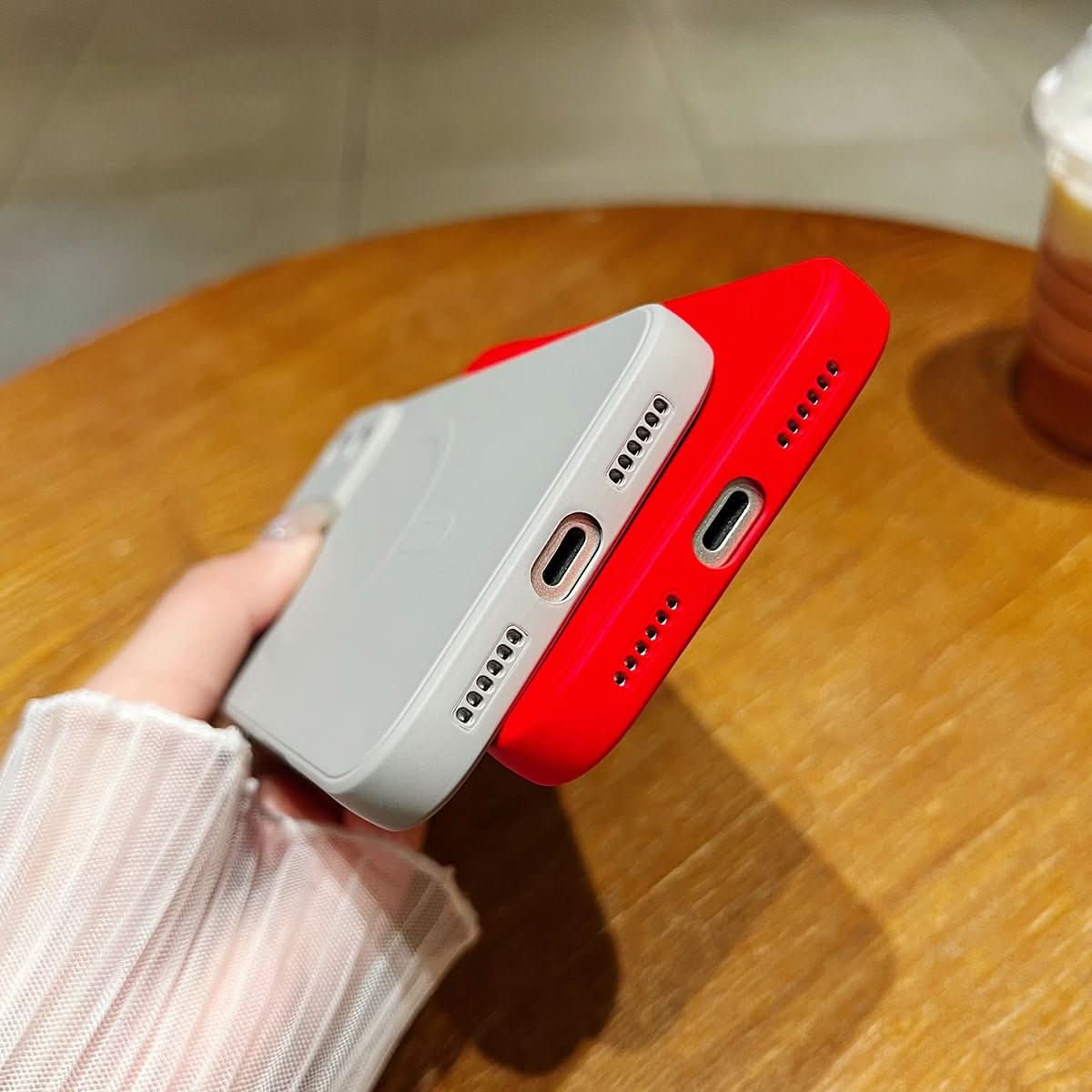 NovaGuard Soft Silicone Case for iPhone 17 — Embedded Magnets, Textured Secure Grip