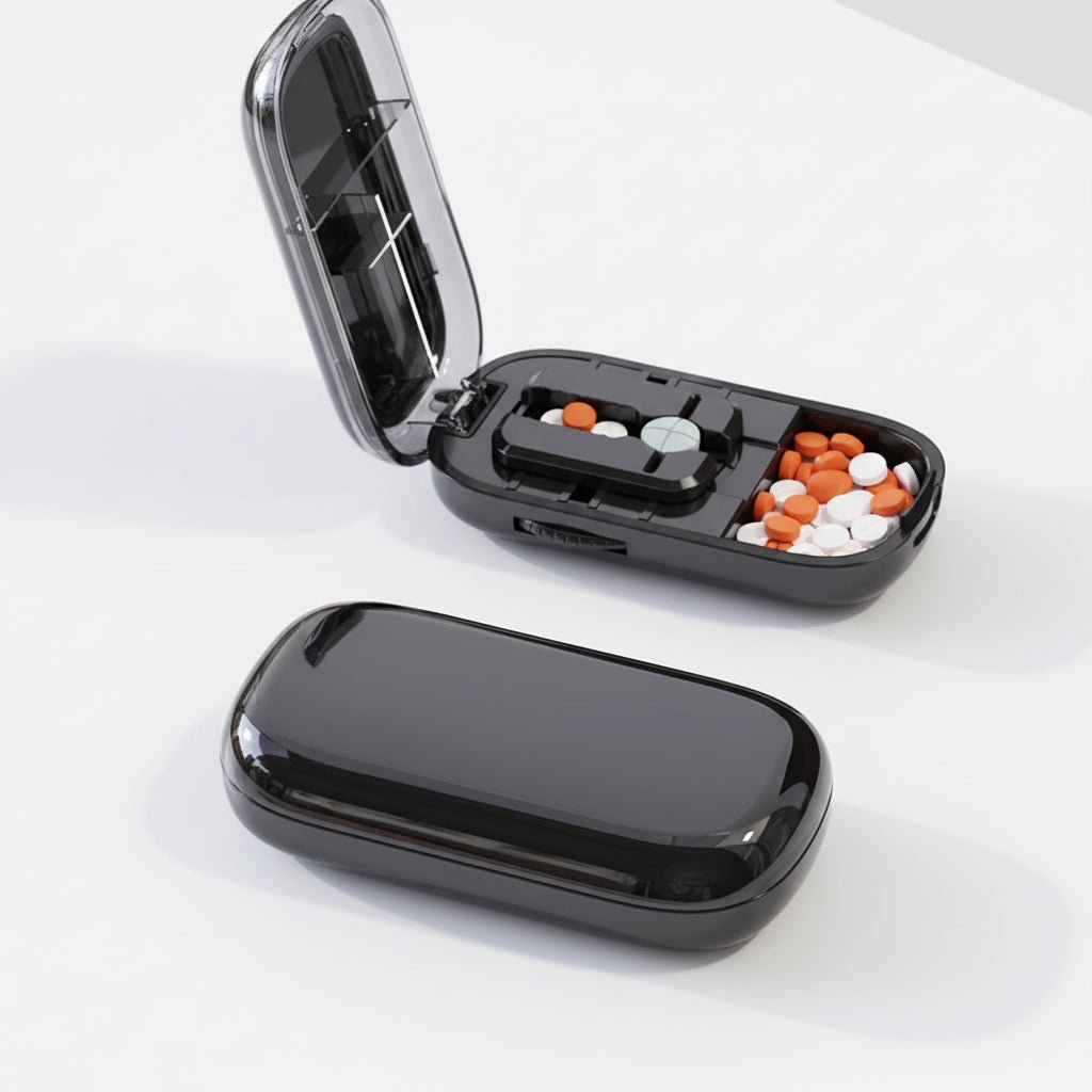 SureCut Pill Cutter With Concealed Storage Box