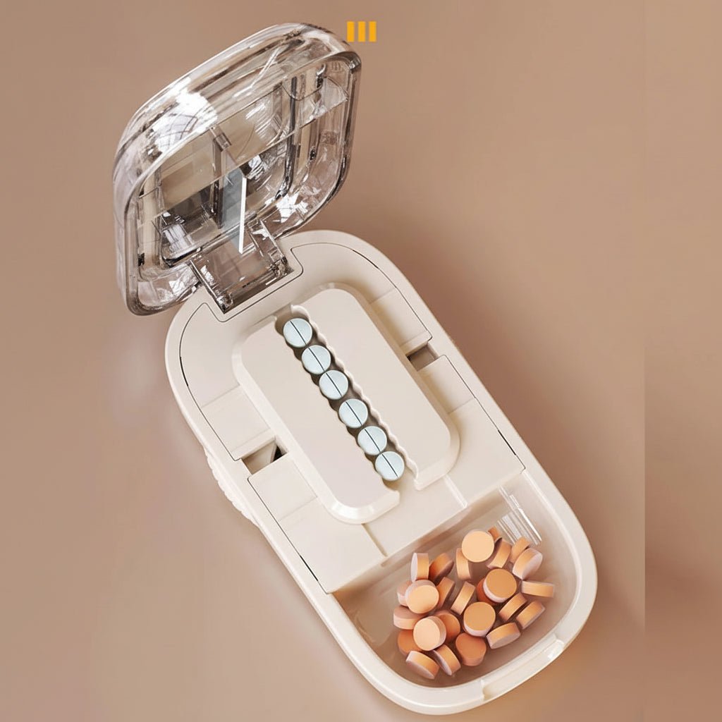 SureCut Pill Cutter With Concealed Storage Box