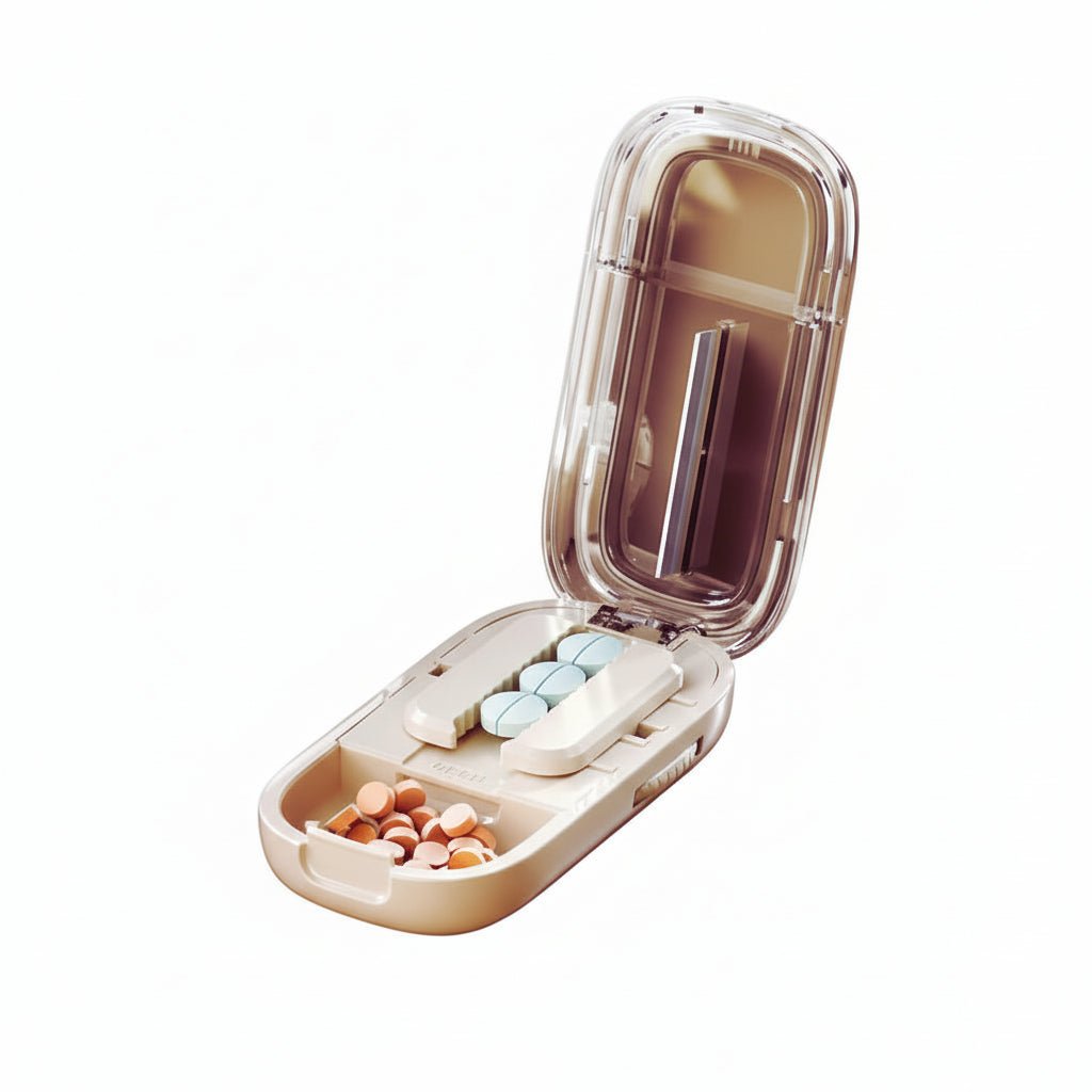 SureCut Pill Cutter With Concealed Storage Box