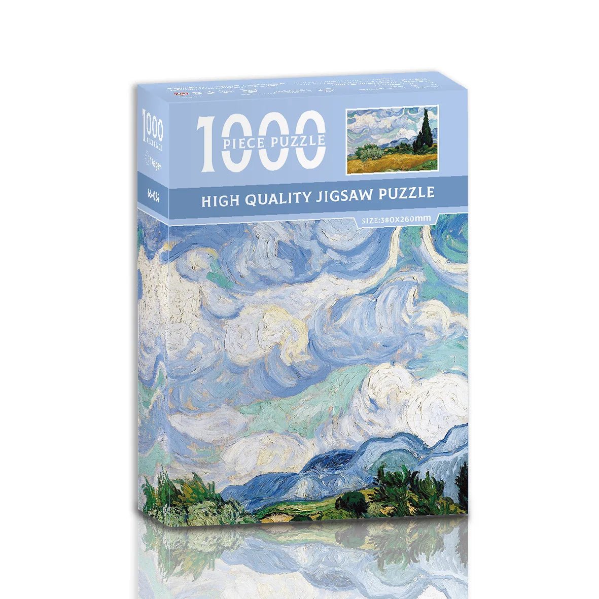 LumaCraft Van Gogh 1000-Piece Compact Puzzle — Vibrant Color Print