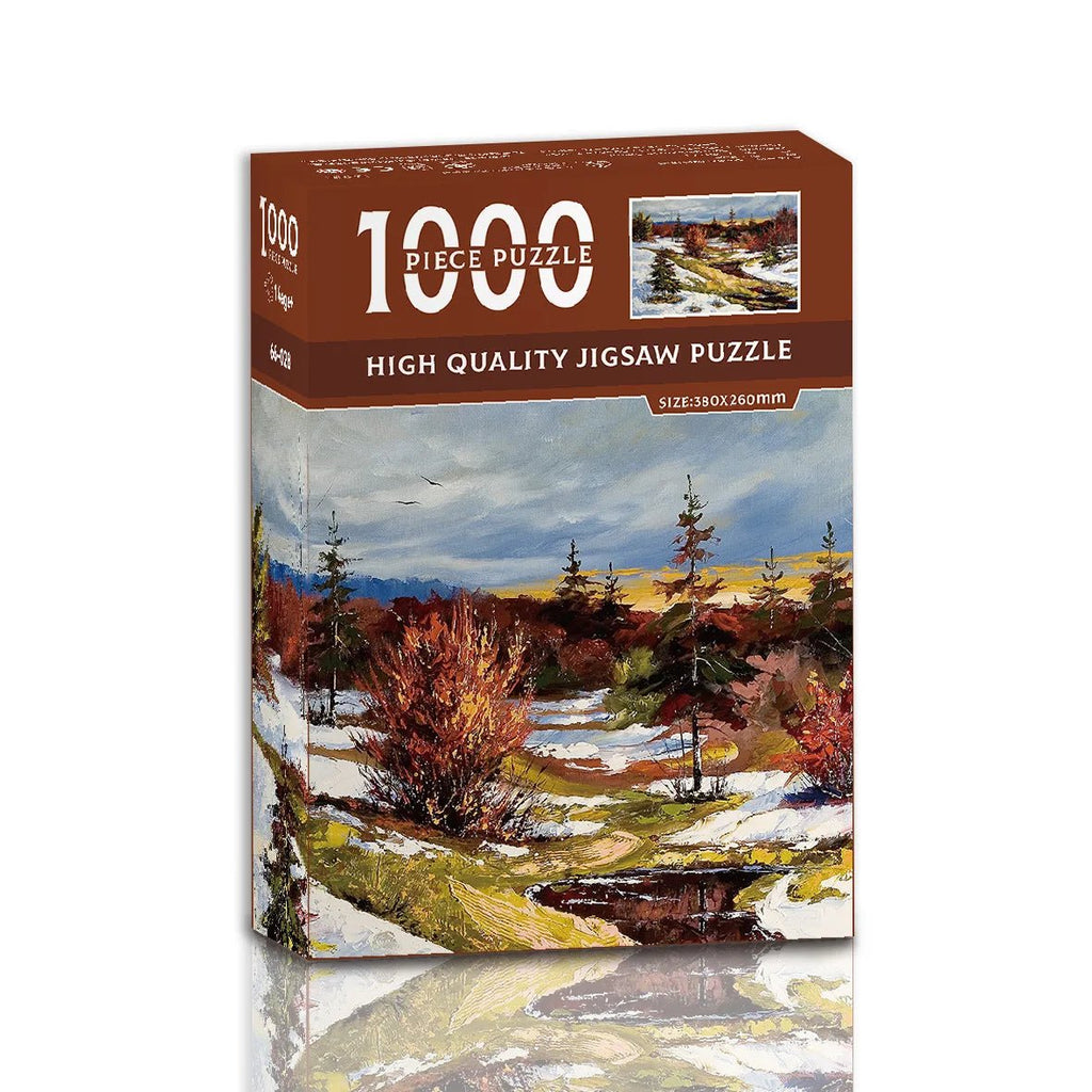 LumaCraft Van Gogh 1000-Piece Compact Puzzle — Vibrant Color Print