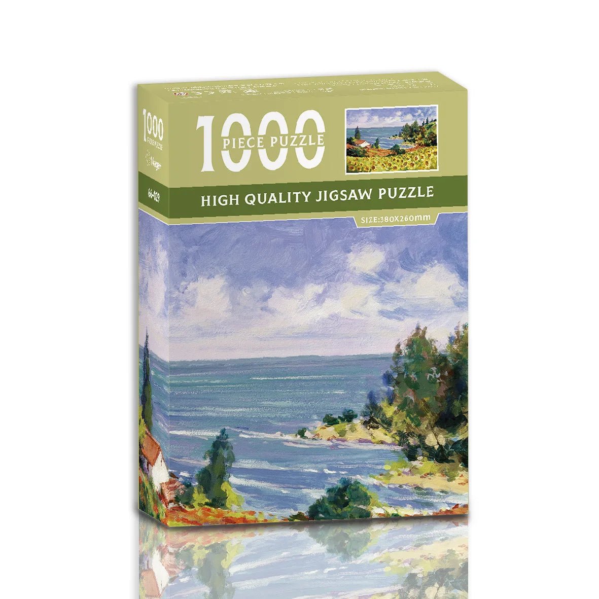 LumaCraft Van Gogh 1000-Piece Compact Puzzle — Vibrant Color Print