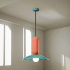 Macaron Frisbee Pendant Light By Liora E27 For Kitchen