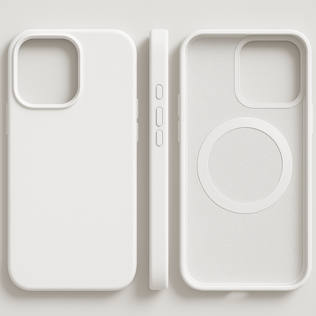 Premium magnetisk silikonecover til iPhone 14/13/12 - Euroselle