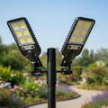 NovaLux 600 solcelledrevet LED-spotlight til utendørs bruk — innebygd bevegelsessensor