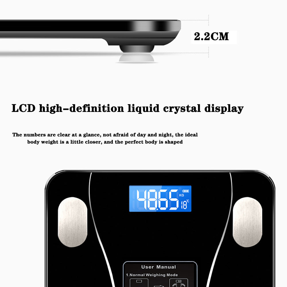 Intelligente Körperwaage mit LCD-Anzeige - Euroselle