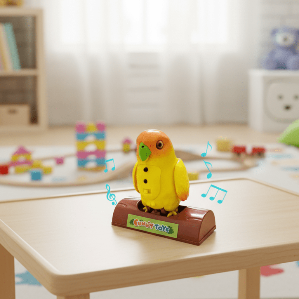 ChatterBird Interaktiver Papagei – Sprachecho und realistische Flügelbewegungen