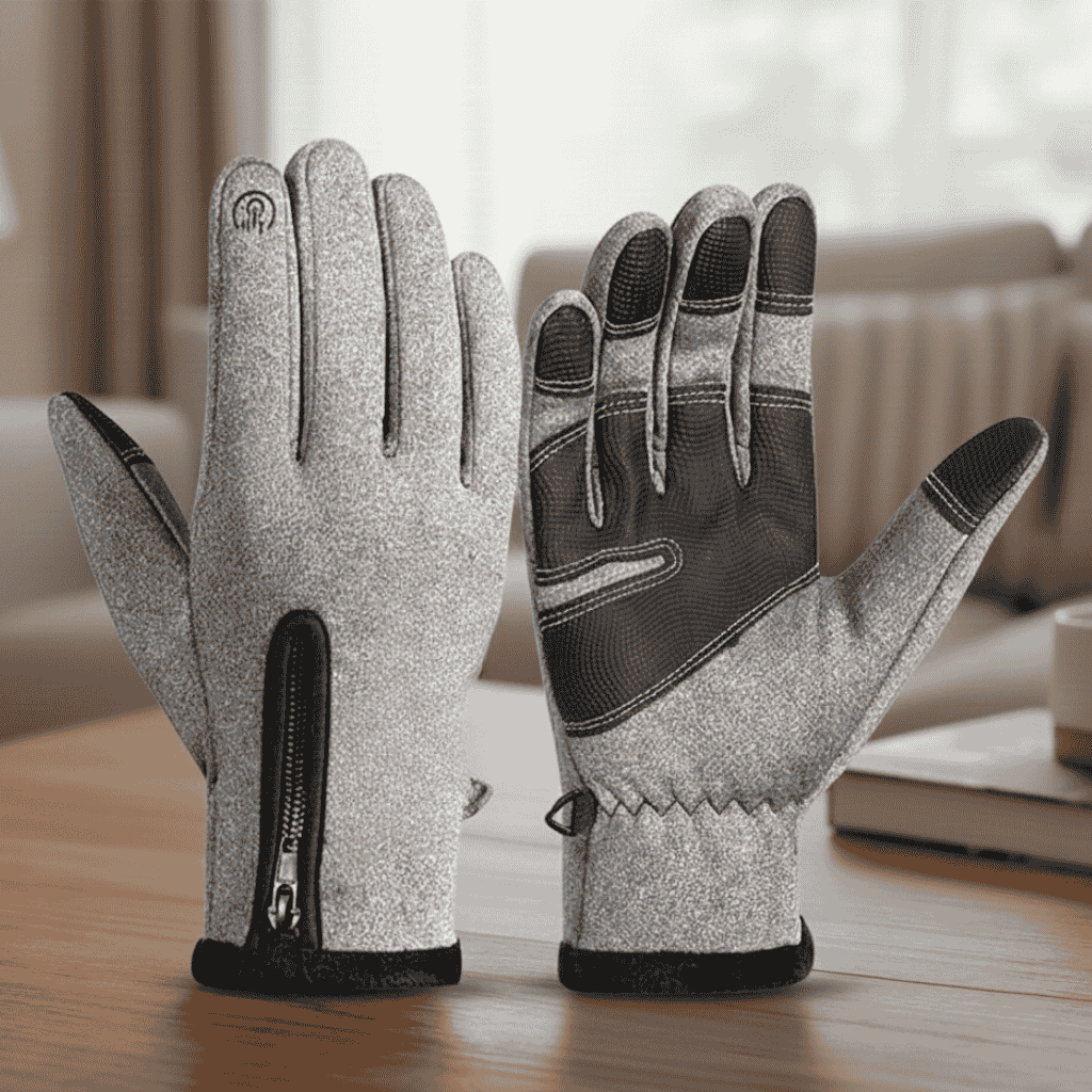 Guantes térmicos impermeables FrostGuard — Puntas de los dedos conductoras para pantallas táctiles