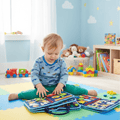 Tablero de actividades Montessori BrightNest — Entrenamiento temprano de la motricidad fina para bebés de 6 meses en adelante