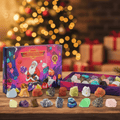 GemSpark 24 Real Gemstones Advent Calendar – Educational Treasure Collection