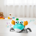 CrawlJoy Muzikale Krabbenknuffel — Bewegend kruipen, kleurrijke ledlampjes, melodieuze muziekweergave