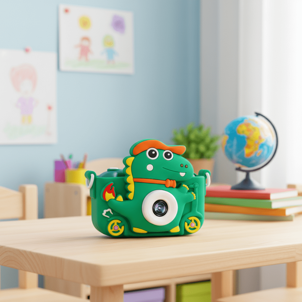 Appareil photo pour enfants NovaDino Dinosaur Explorer — HD 1080P, de 3 à 9 ans