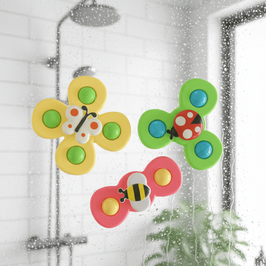 Girandola sensoriale a forma di insetto Colorful Beetle Buddies — Design educativo multicolore
