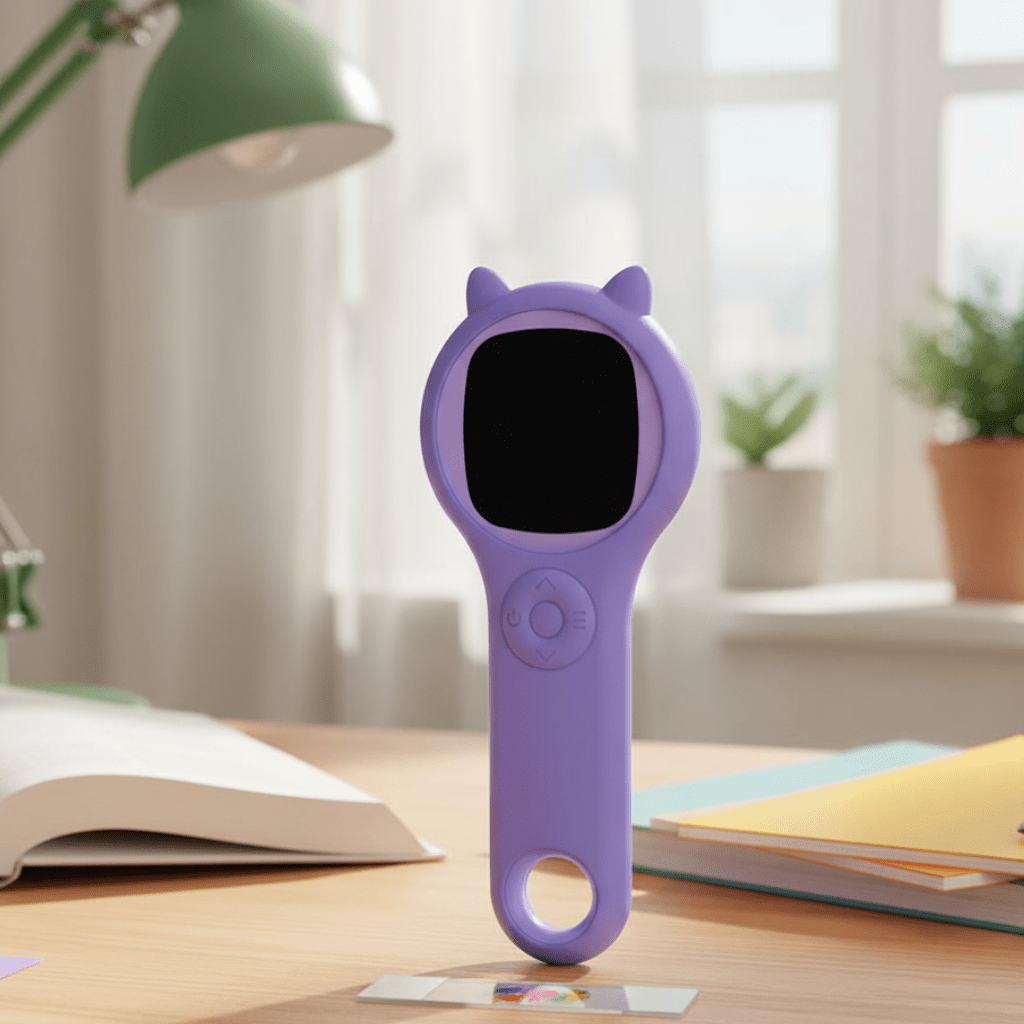 Microscópio infantil KidoScope — Ampliação até 500x, captura integrada de fotografias e vídeos