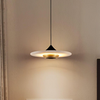 Lunara Marble Pendant Light With Integrated LED Fixture