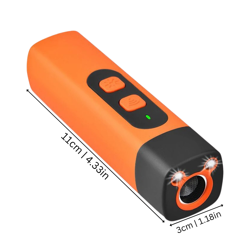 Dispozitiv ultrasonic de dresaj pentru câini — 3 moduri pentru lătrat și comportament