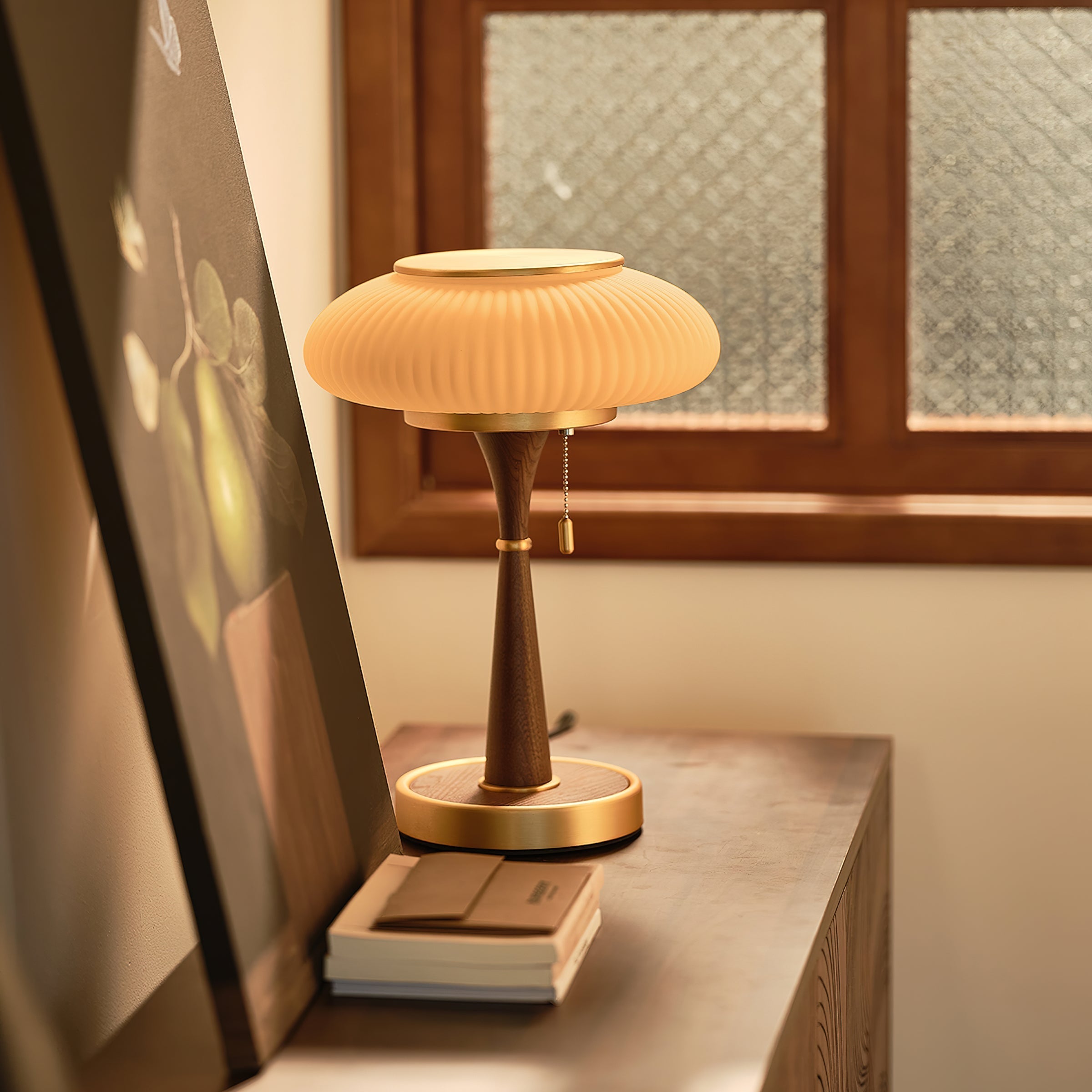 MycoLume Mushroom-Inspired Table Lamp With Natural Glow