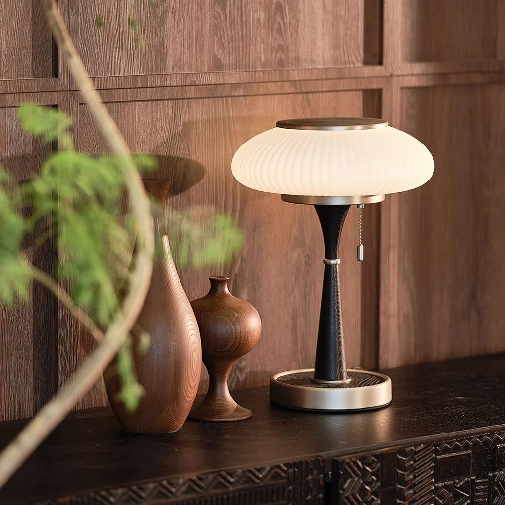 MycoLume Mushroom-Inspired Table Lamp With Natural Glow