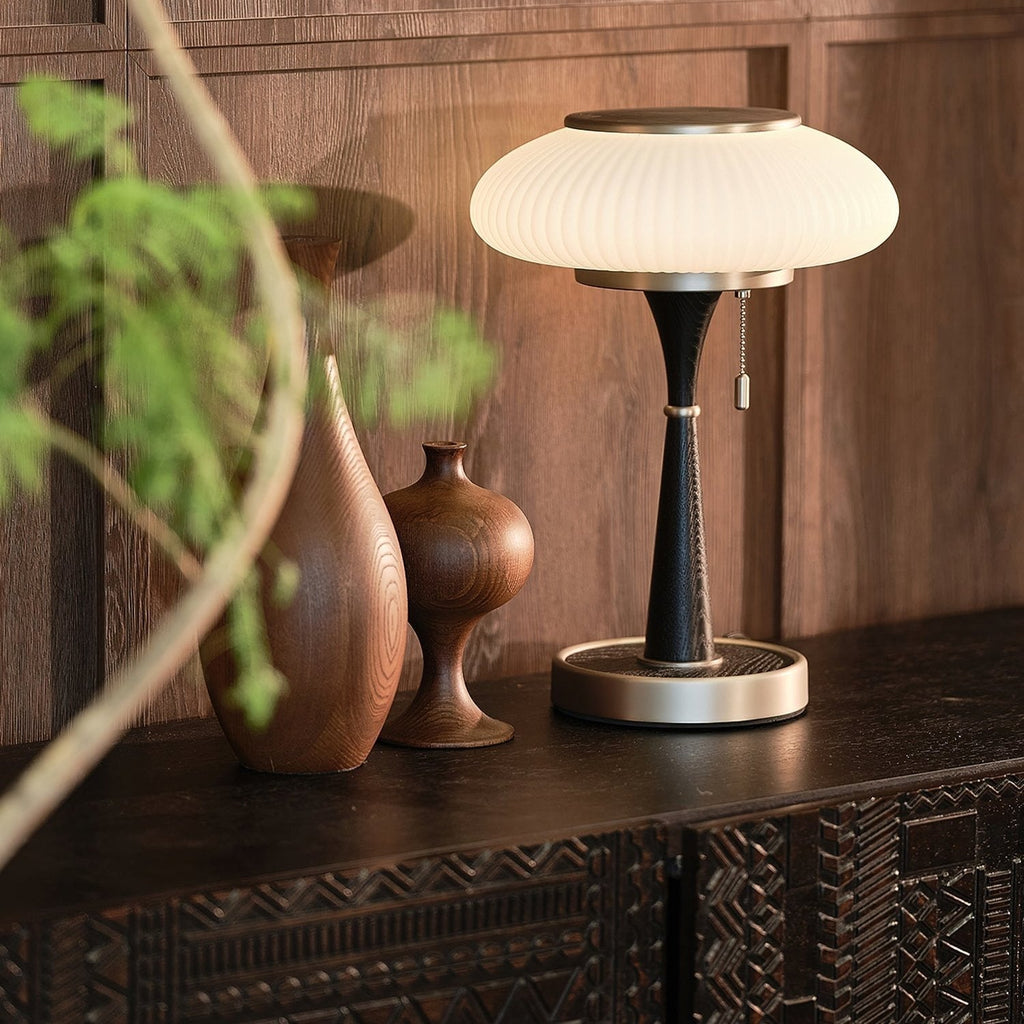 MycoLume Mushroom-Inspired Table Lamp With Natural Glow