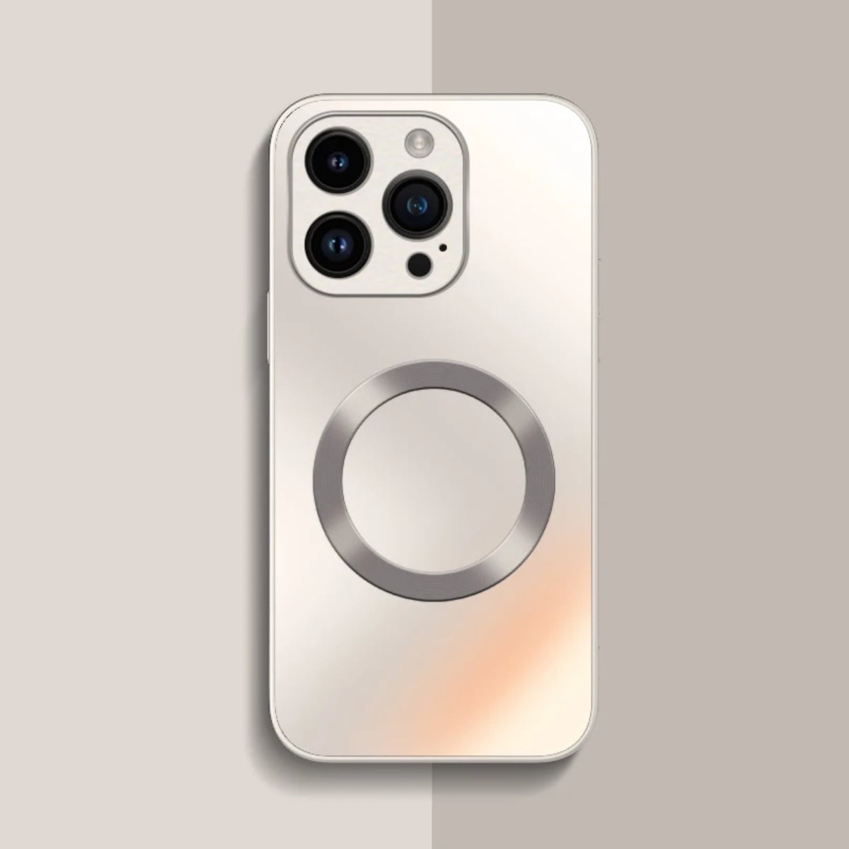 Matt mágneses tok iPhone 11 Pro készülékekhez — beépített gyűrűvel, kameravédelemmel