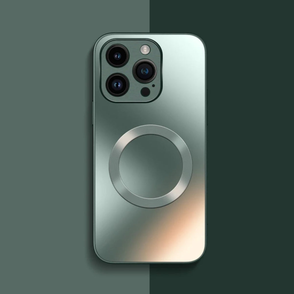 Matt mágneses tok iPhone 11 Pro készülékekhez — beépített gyűrűvel, kameravédelemmel