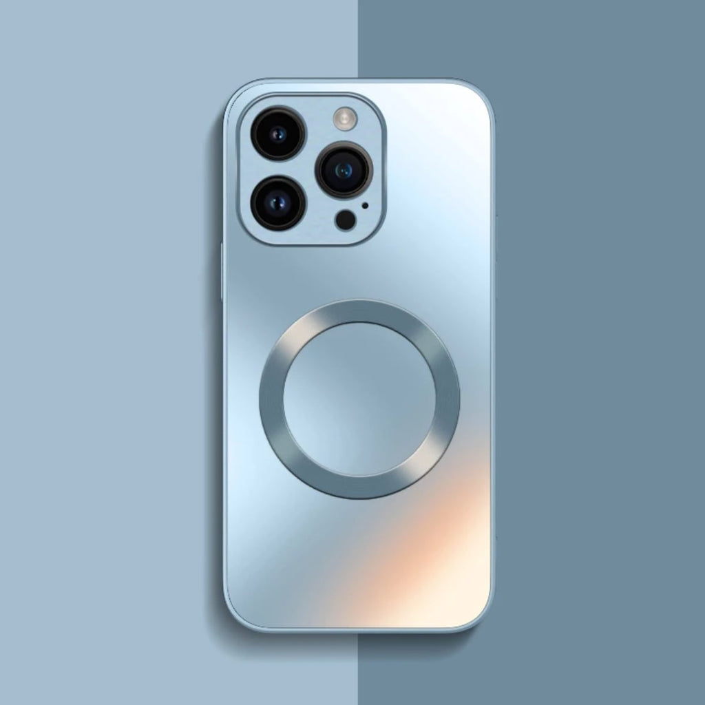 Matt mágneses tok iPhone 11 Pro készülékekhez — beépített gyűrűvel, kameravédelemmel