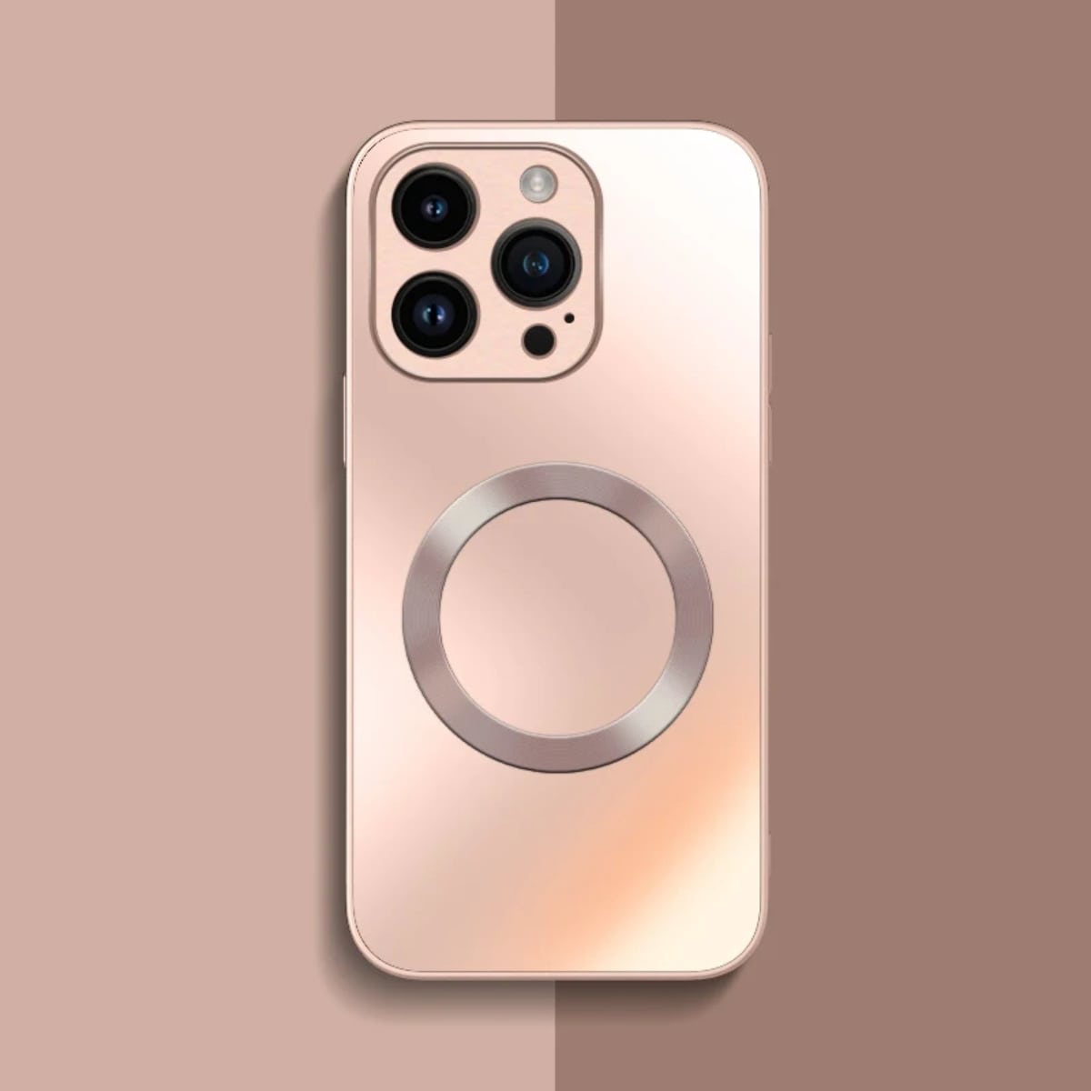 Matt mágneses tok iPhone 11 Pro készülékekhez — beépített gyűrűvel, kameravédelemmel