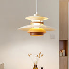 Arleston Pendant Light With LEDs And Metal Wood Accents