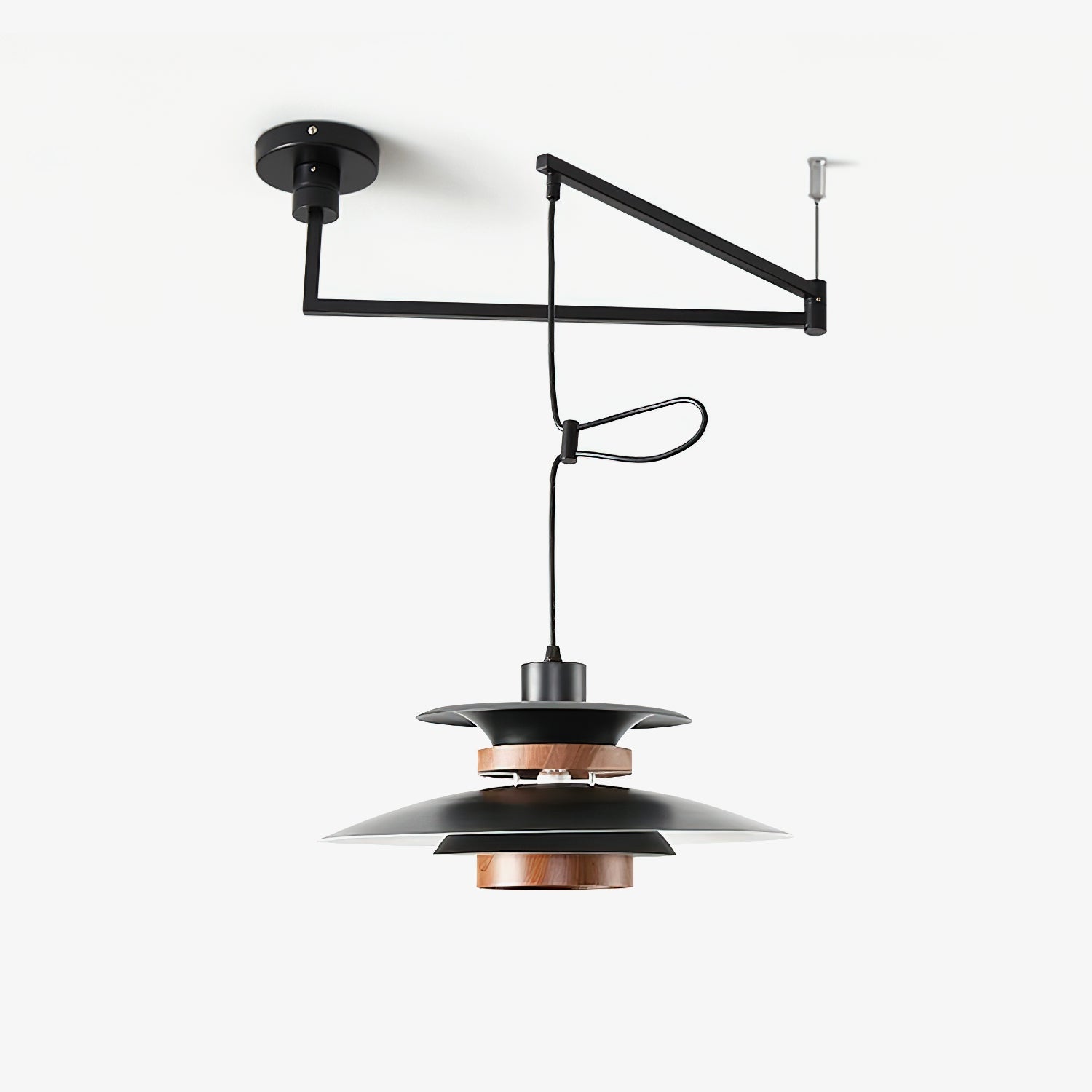 Larsen Pendant Light With Swivel Arms Four Shades LED