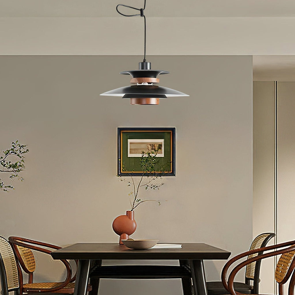 Larsen Pendant Light With Swivel Arms Four Shades LED
