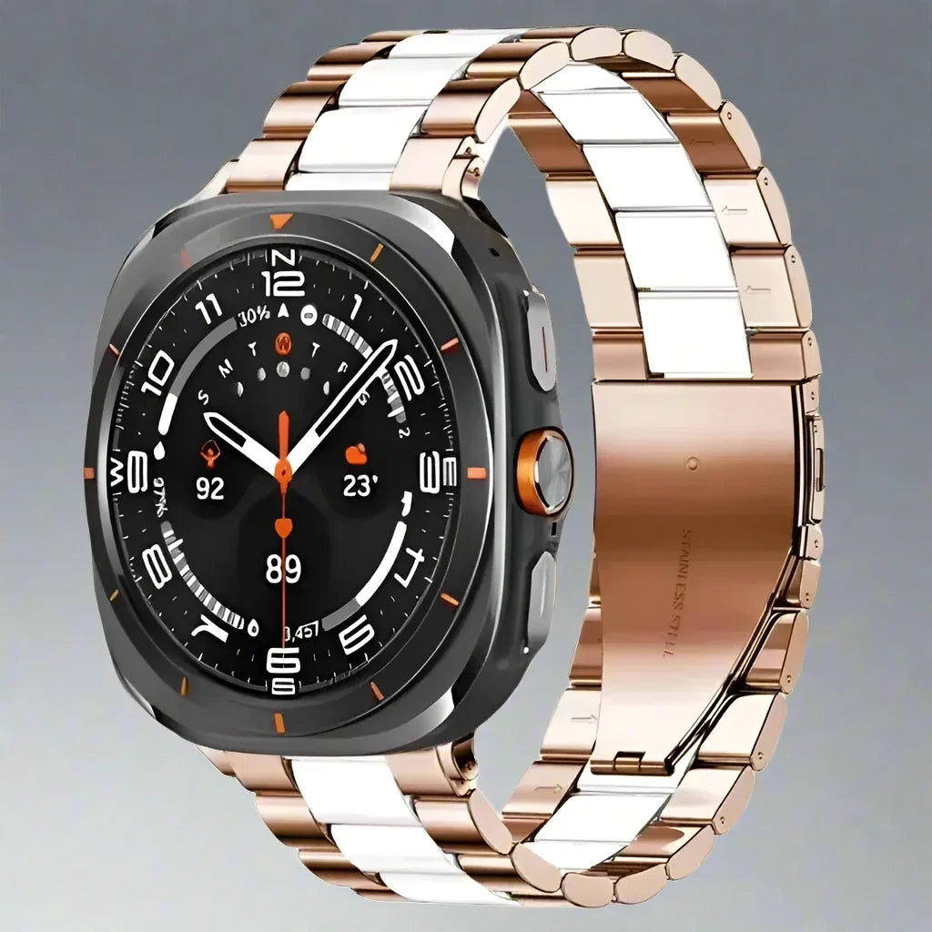 Samsung Galaxy Watch Ultra 47mm Strap – Stainless Steel, Adjustable