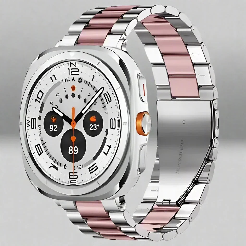 Samsung Galaxy Watch Ultra 47mm Strap – Stainless Steel, Adjustable