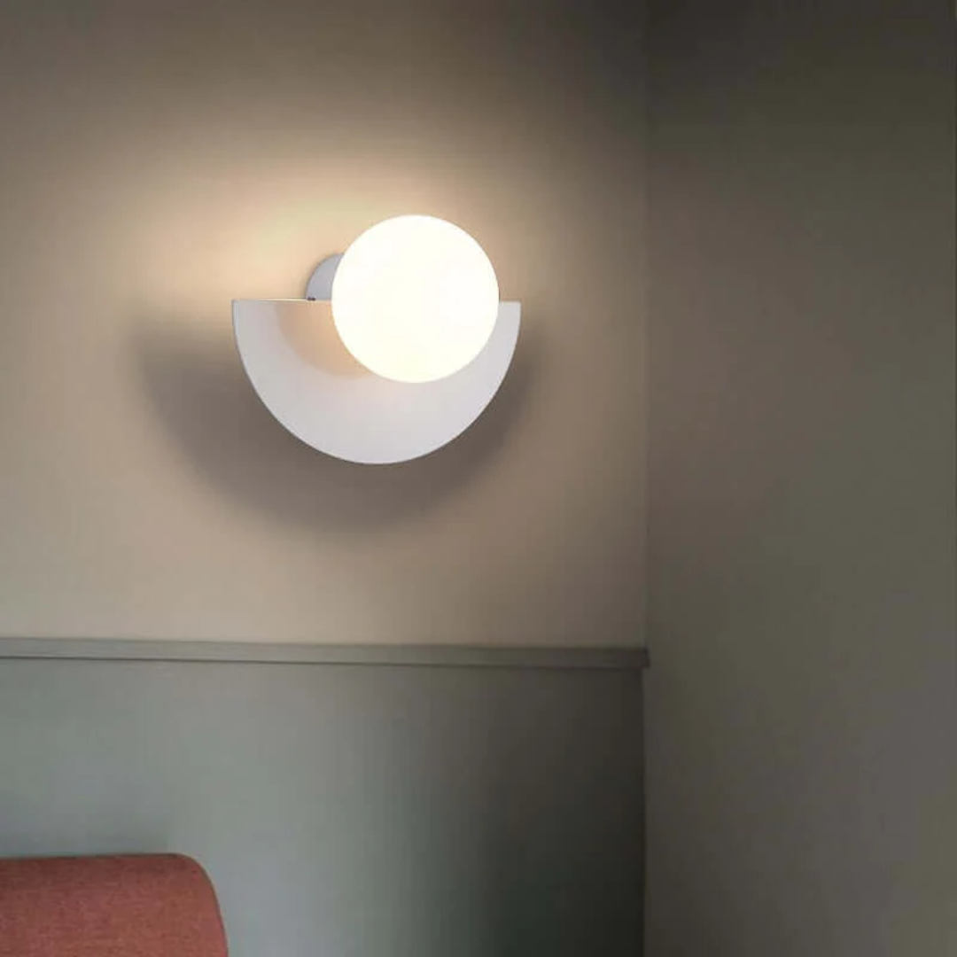 Halbmond Wandleuchte LED Metall Wandleuchte 28x20 cm 90-260V Innen | Euroselle
