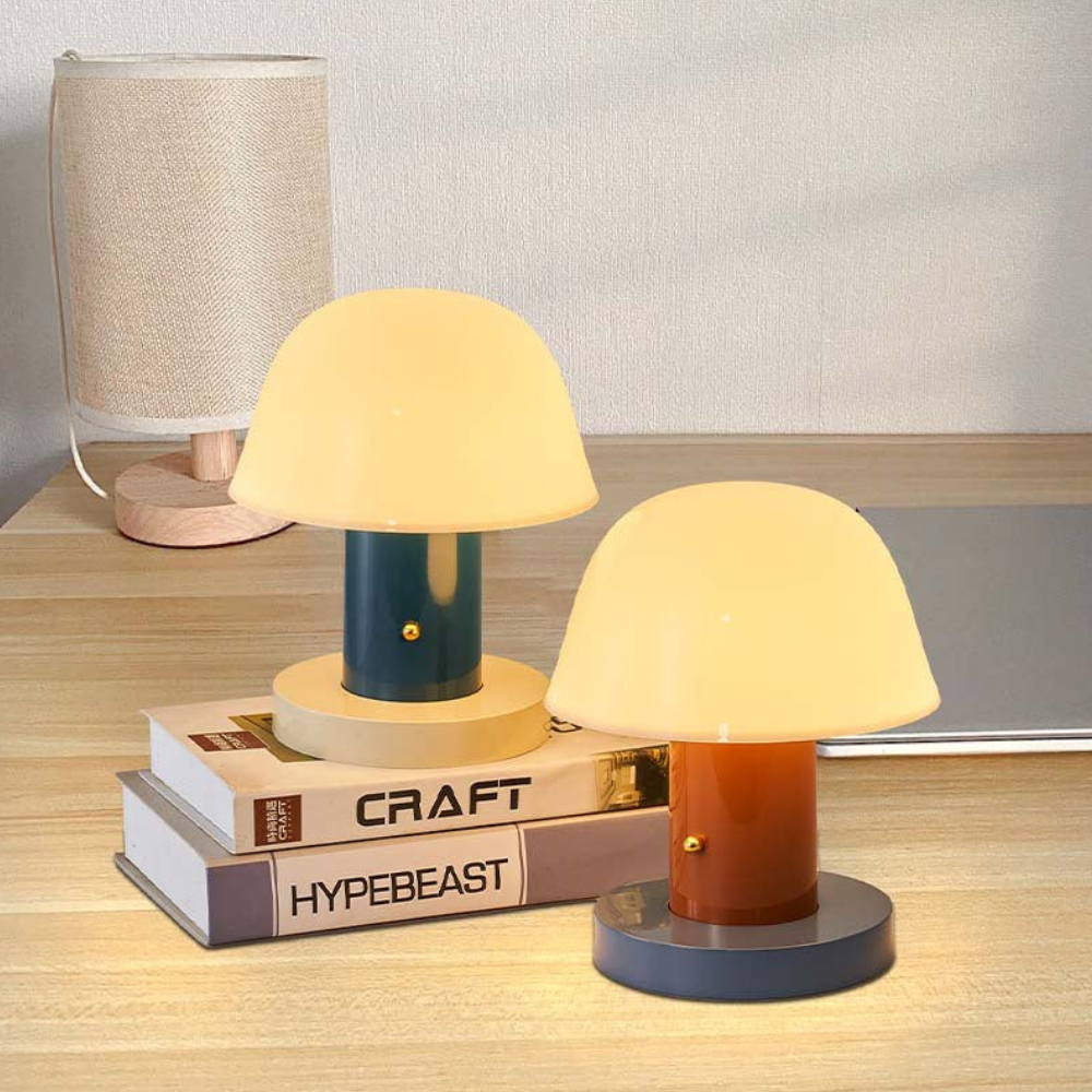 Table Lamp LED Touch Dimmer USB Port Polycarbonate Metal 22 cm | Euroselle