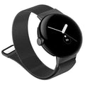 Bracelete de malha magnética em aço inoxidável para Google Pixel Watch e Watch 2