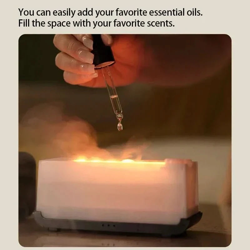 GlowMist Mini Ultrasonic Diffuser — LED Color Change, 14 × 6 × 7.4 cm Compact Profile