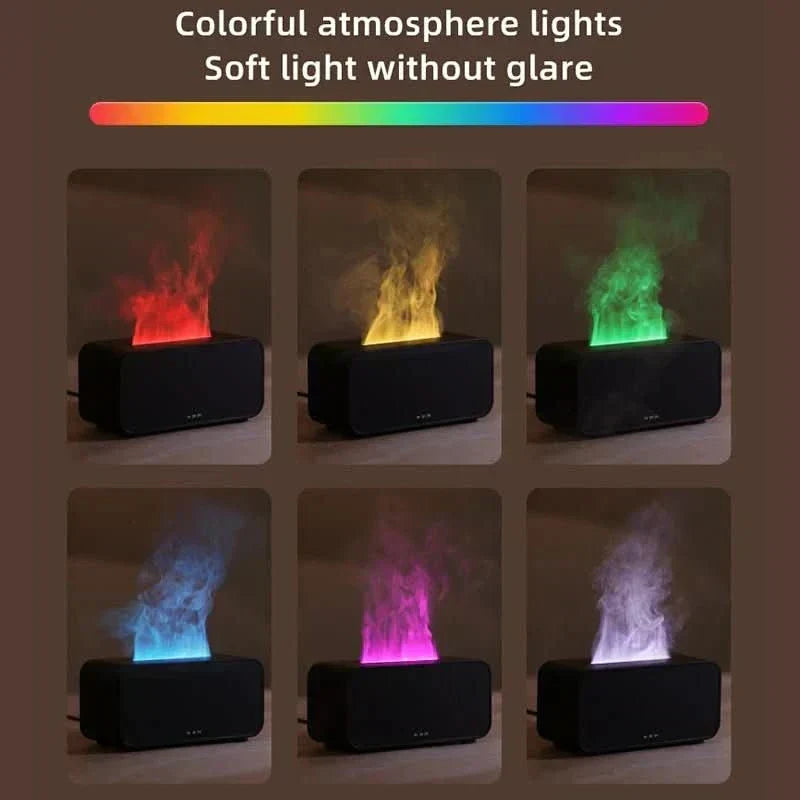 GlowMist Mini Ultrasonic Diffuser — LED Color Change, 14 × 6 × 7.4 cm Compact Profile