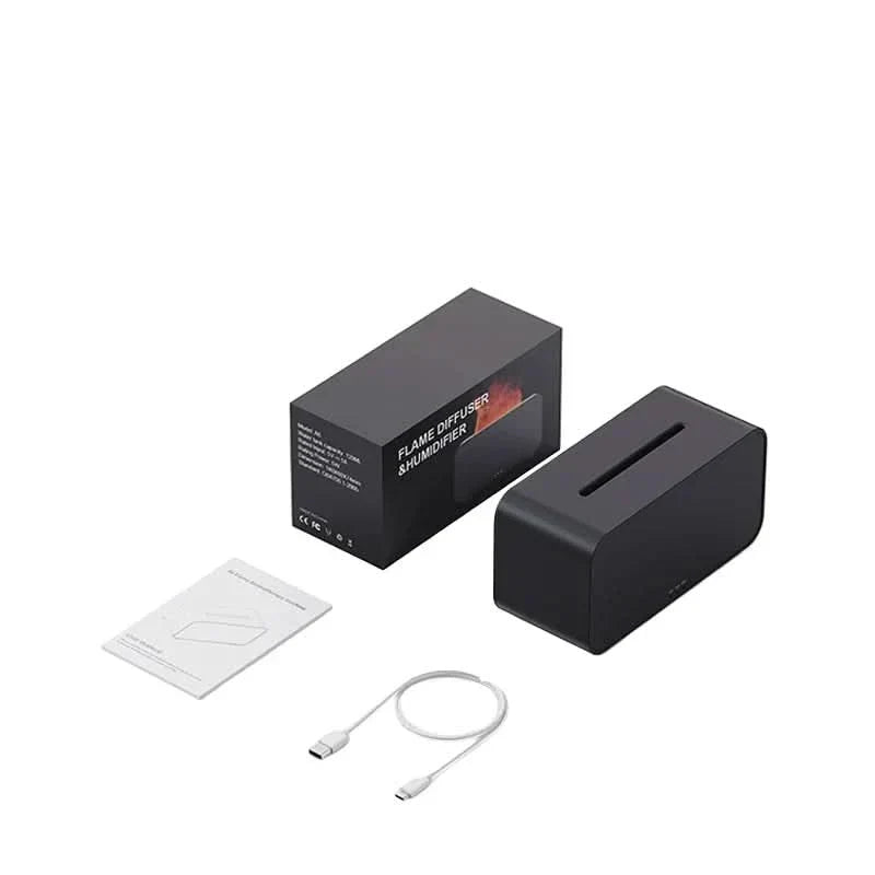 GlowMist Mini Ultrasonic Diffuser — LED Color Change, 14 × 6 × 7.4 cm Compact Profile