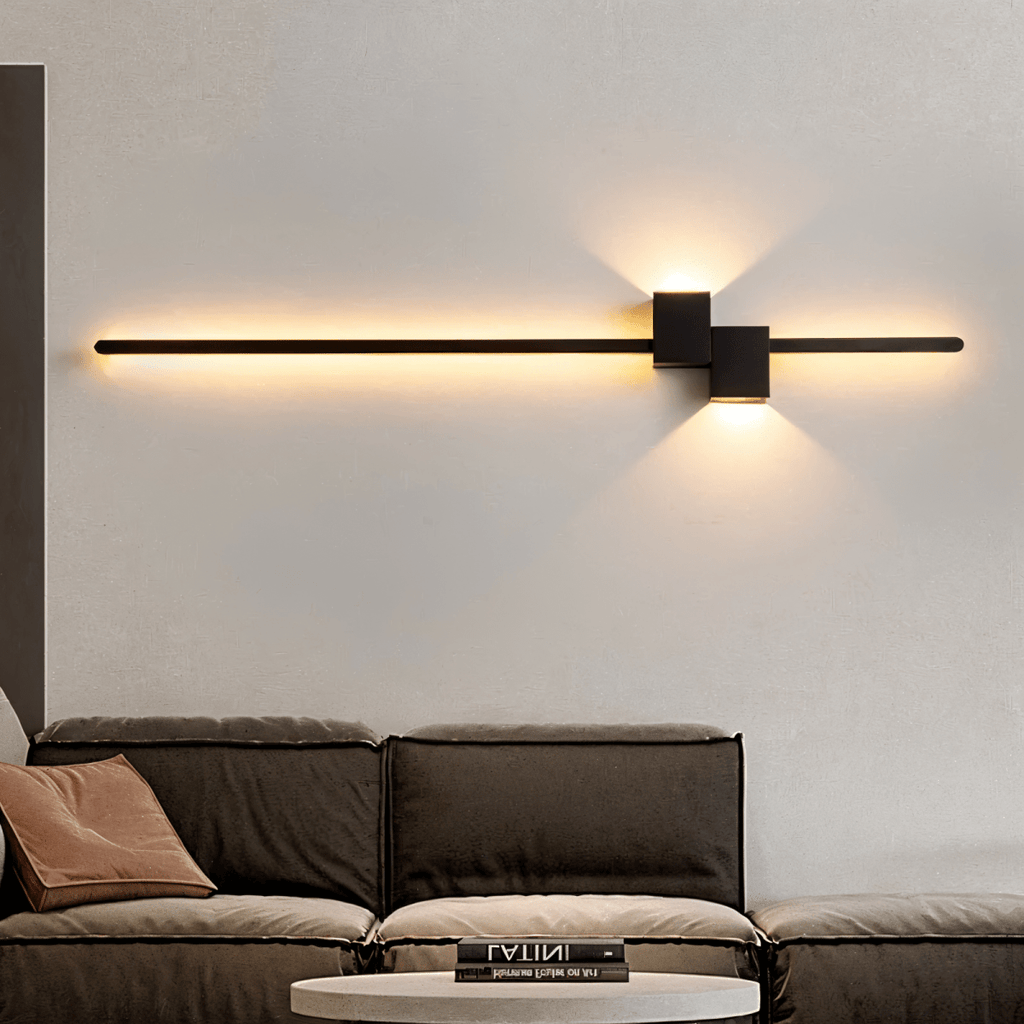 Minimalist LED wall light designed for sleek indirect illumination and modern interior decor - Euroselle
